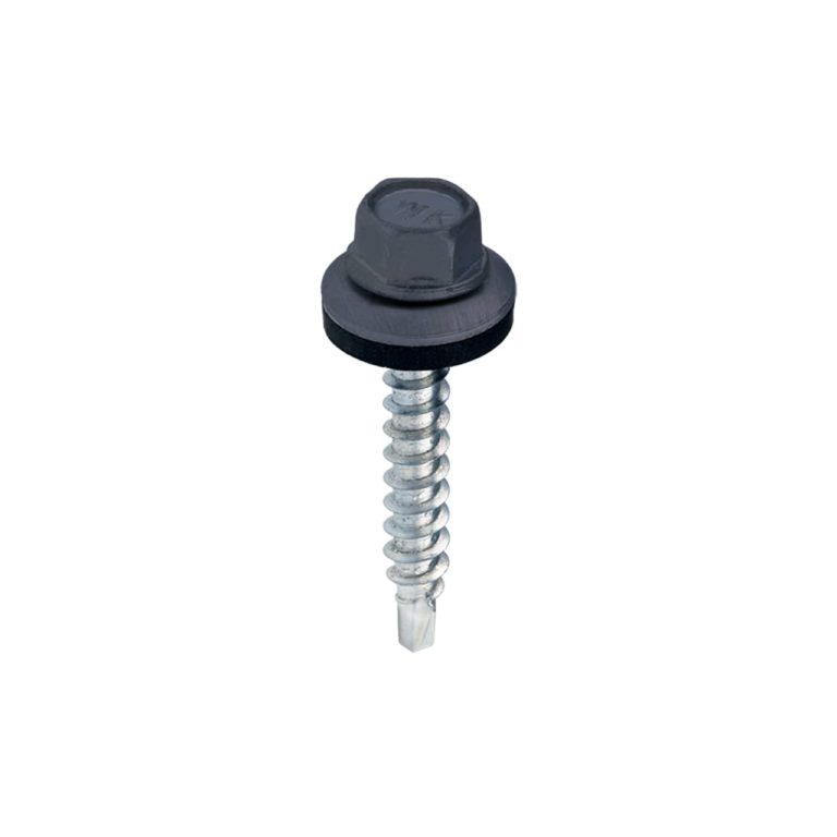 Aluminium coated roofing screws RAL7016 5.5mm x 35mm